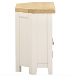 Windsor Corner TV Unit - Ivory/Oak