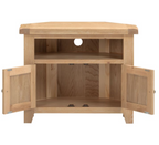 Windsor Corner TV Unit - Natural Oak