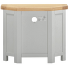 Windsor Corner TV Unit - Pebble Grey/Oak