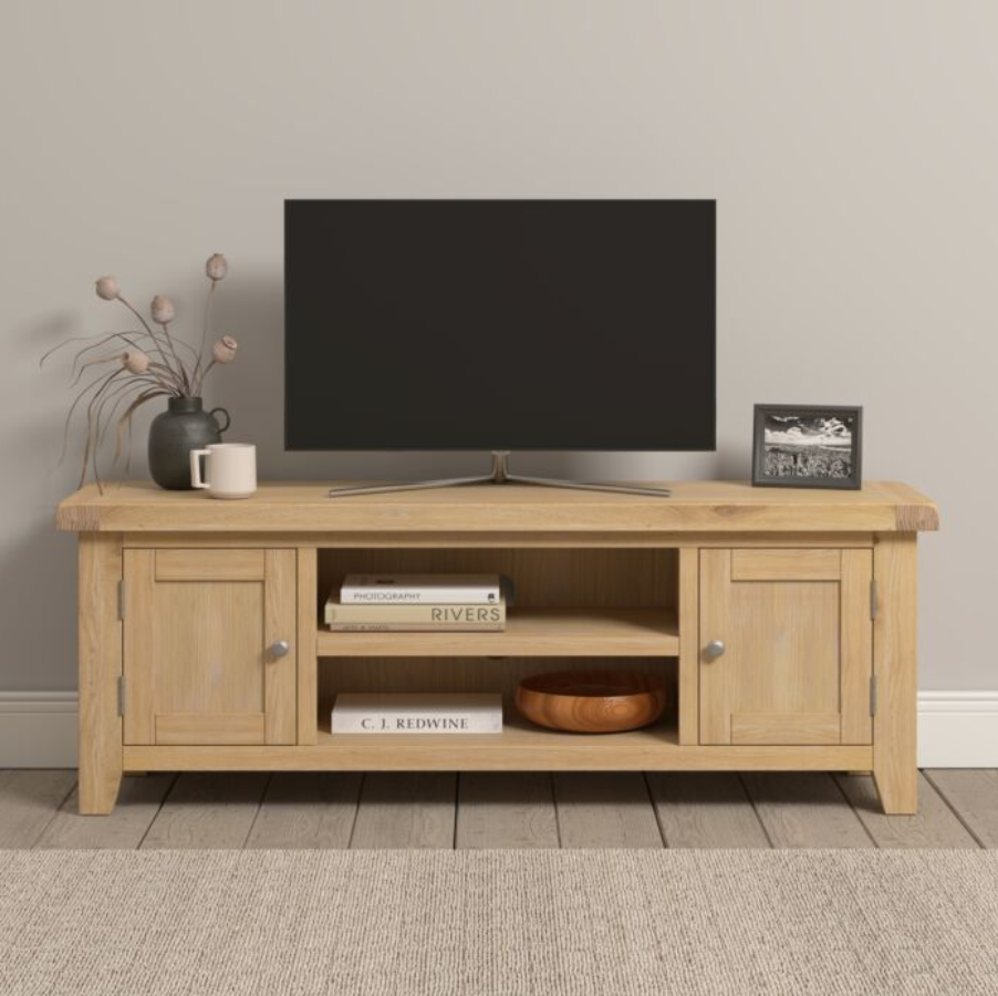 3 Piece Oak Living Room Furniture Set