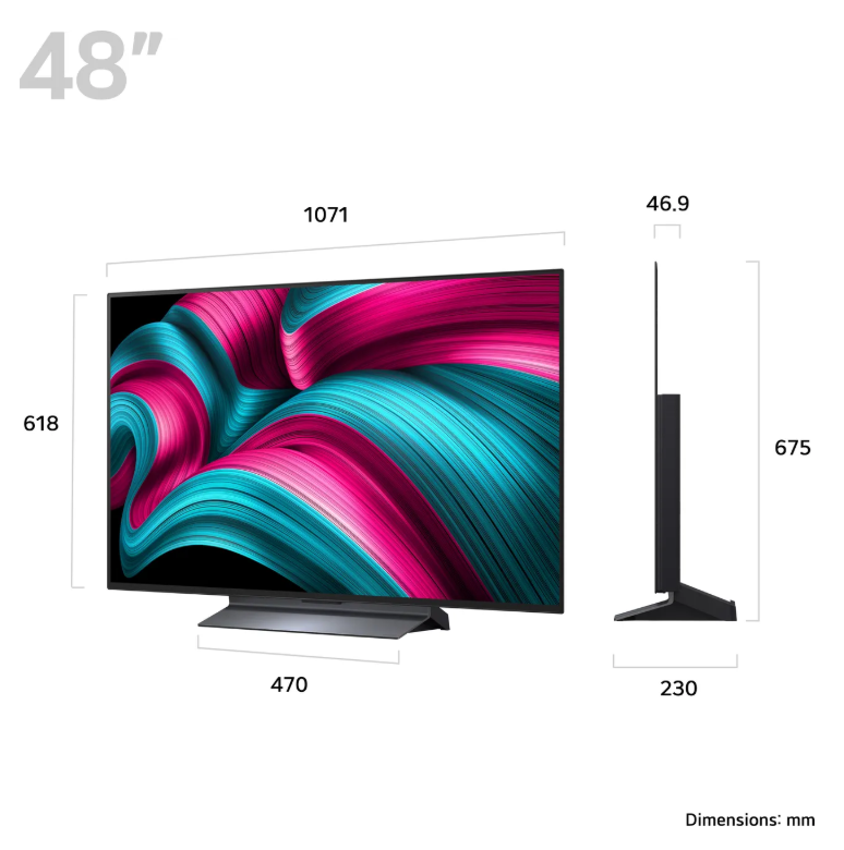 LG C55LA 48" 4K Ultra HD OLED Smart TV - OLED48C55LA