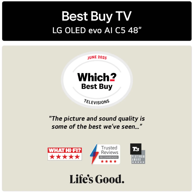LG C55LA 48" 4K Ultra HD OLED Smart TV - OLED48C55LA