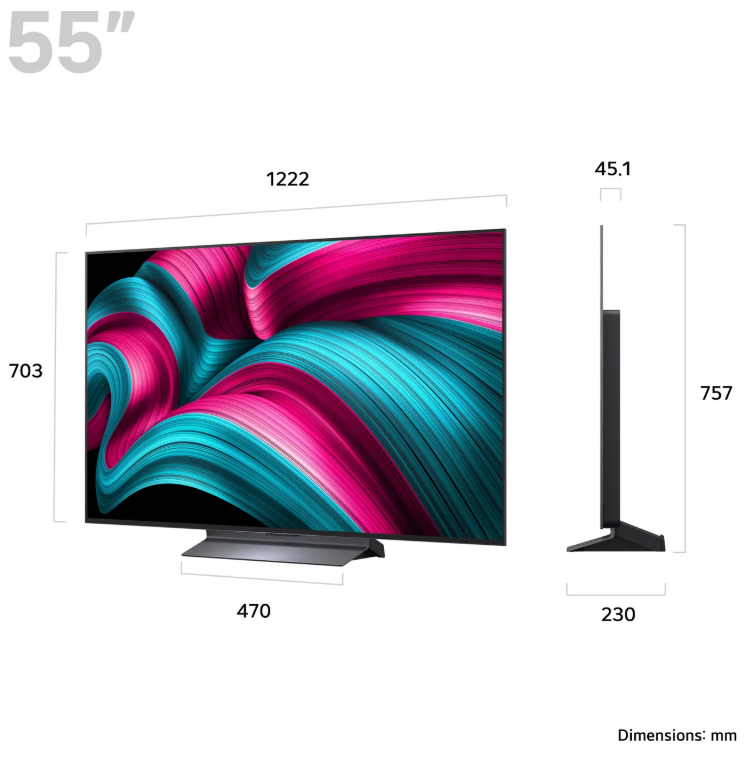 LG C55LA 55" 4K Ultra HD OLED Smart TV - OLED55C55LA