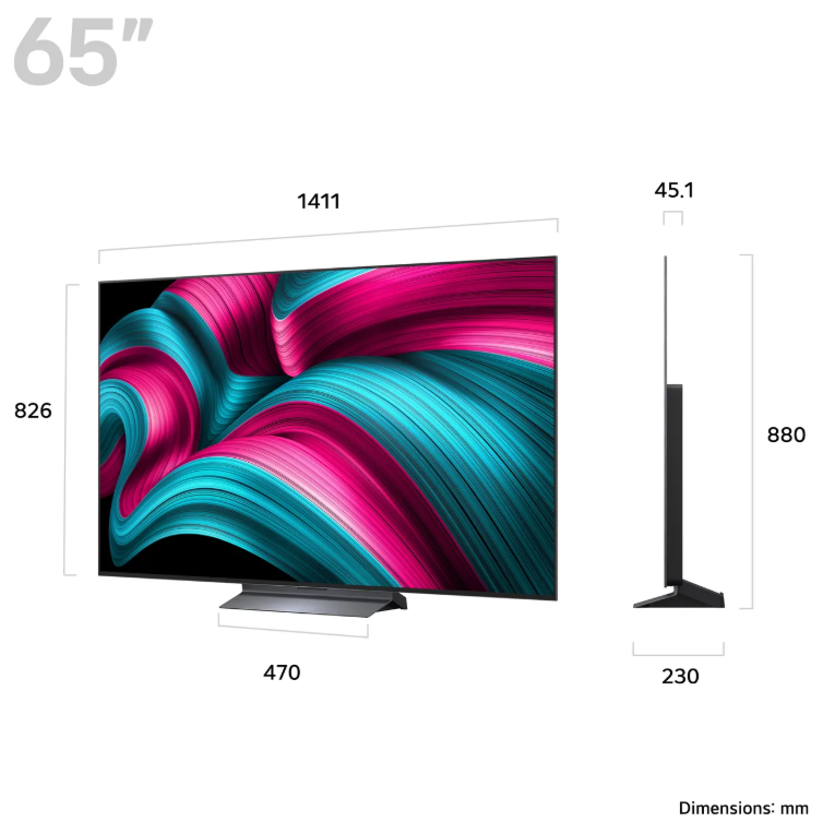 LG C55LA 65" 4K Ultra HD OLED Smart TV - OLED65C55LA