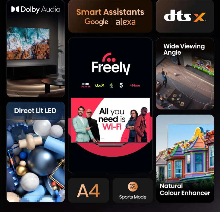Hisense A4Q 40" HD Smart TV - 40A4QTUK