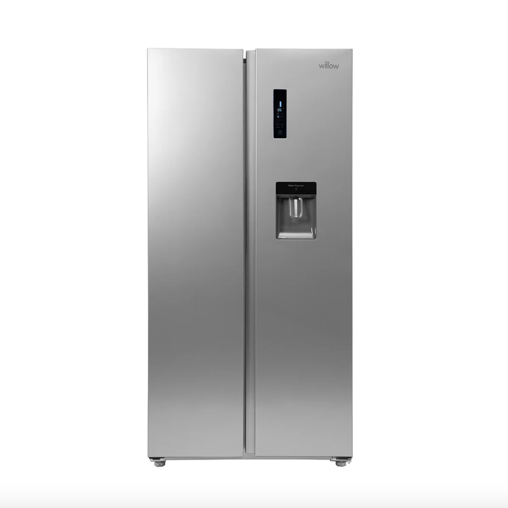 430L American Style Fridge Freezer in Silver
