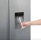 430L American Style Fridge Freezer in Silver
