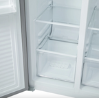 430L American Style Fridge Freezer in Silver