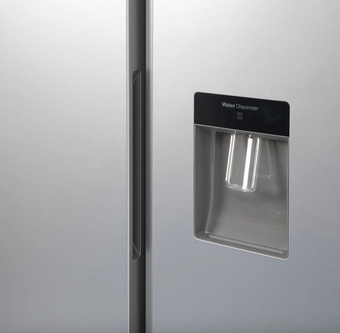 430L American Style Fridge Freezer in Silver