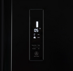 430L American Style Fridge Freezer in Black