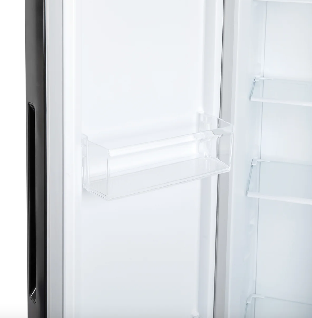 430L American Style Fridge Freezer in Black