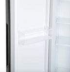 430L American Style Fridge Freezer in Black