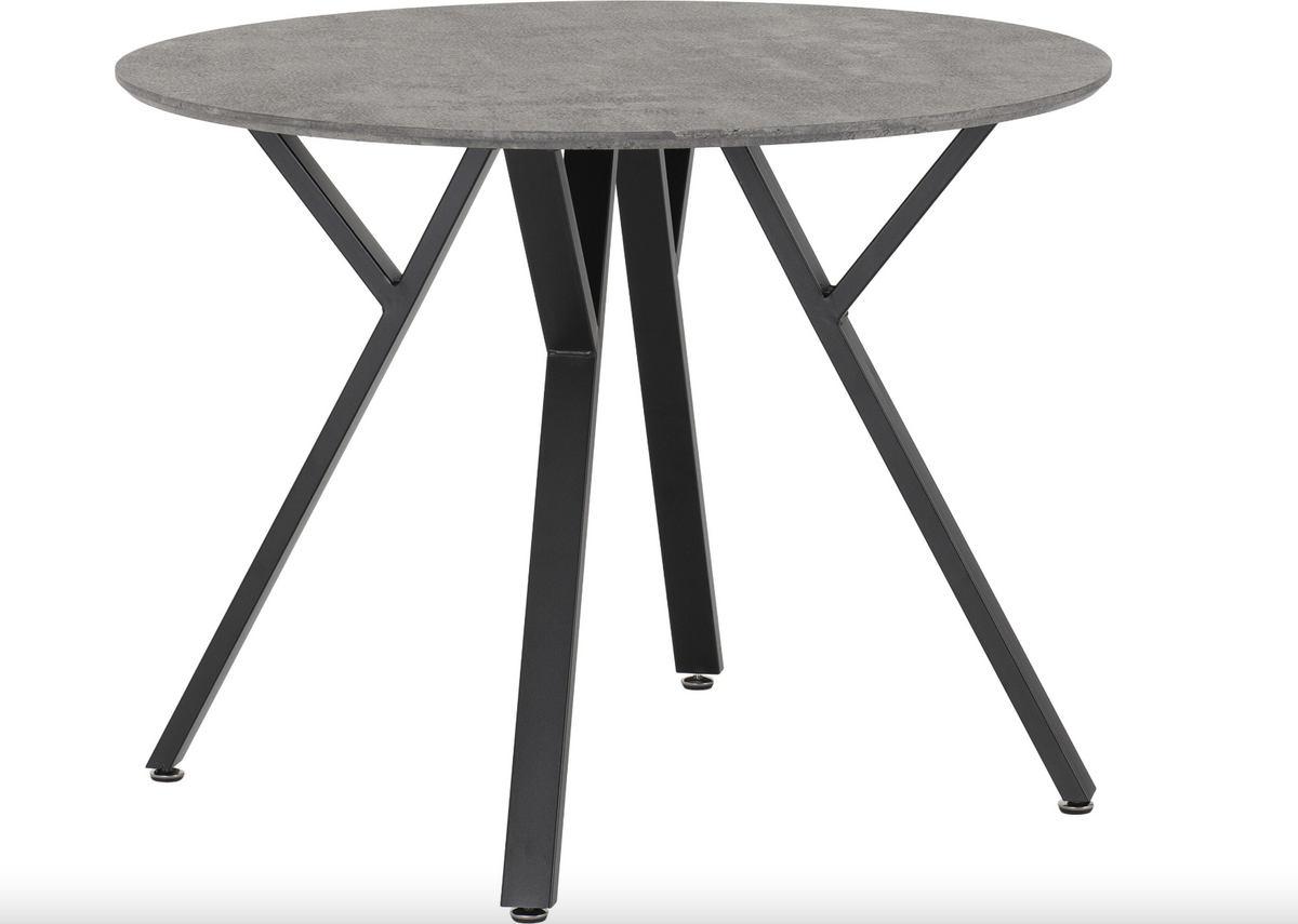 Grey Modern Dining Table with 4 Chairs Dining Set