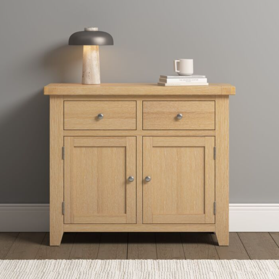 3 Piece Oak Living Room Furniture Set