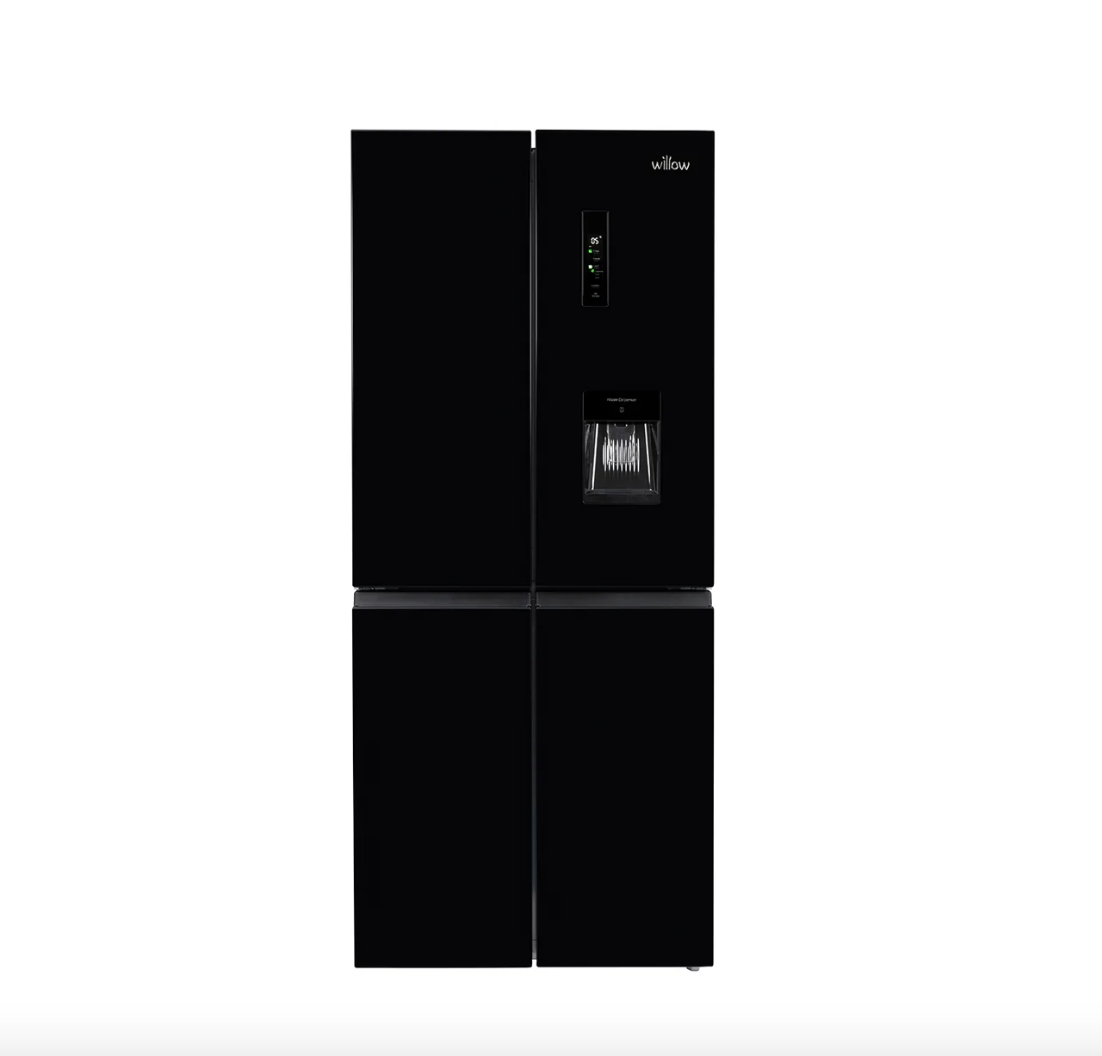 415L American Style Fridge Freezer in Black