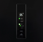 415L American Style Fridge Freezer in Black