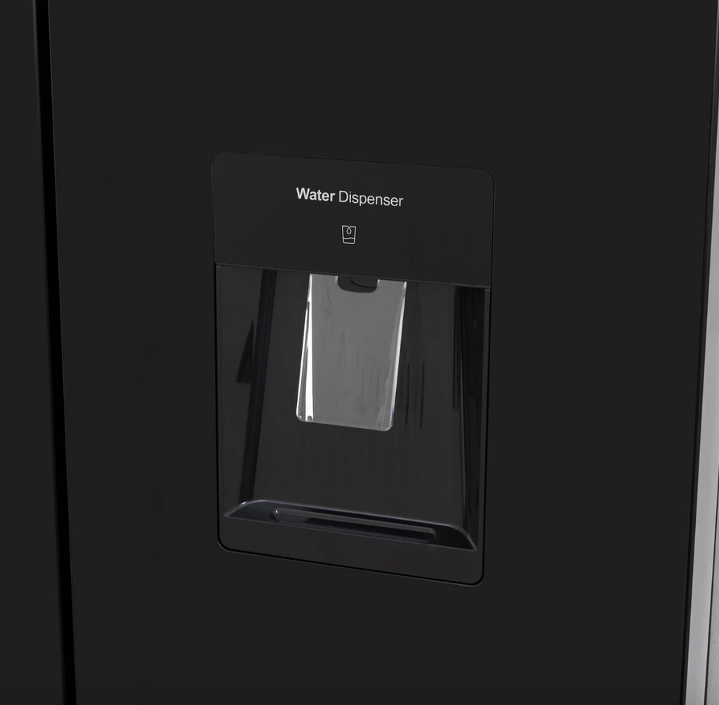 415L American Style Fridge Freezer in Black