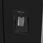 415L American Style Fridge Freezer in Black