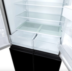 415L American Style Fridge Freezer in Black