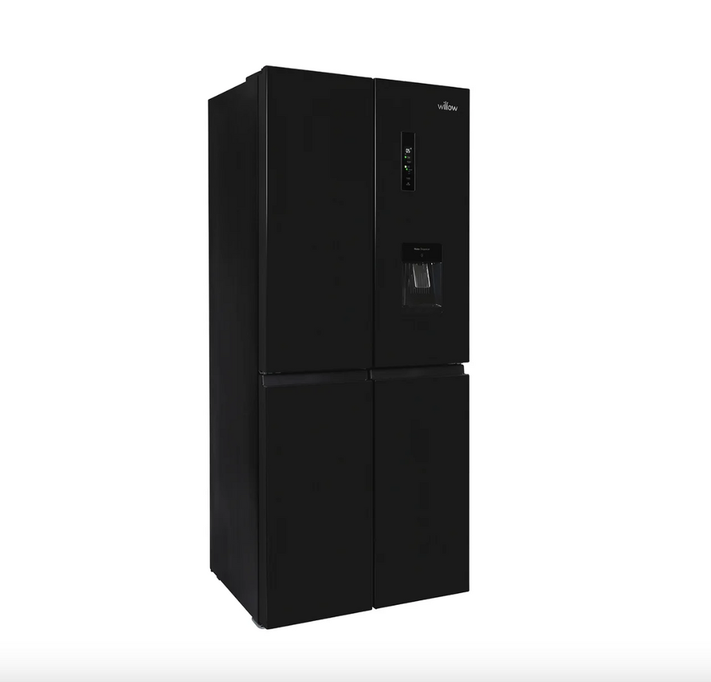 415L American Style Fridge Freezer in Black