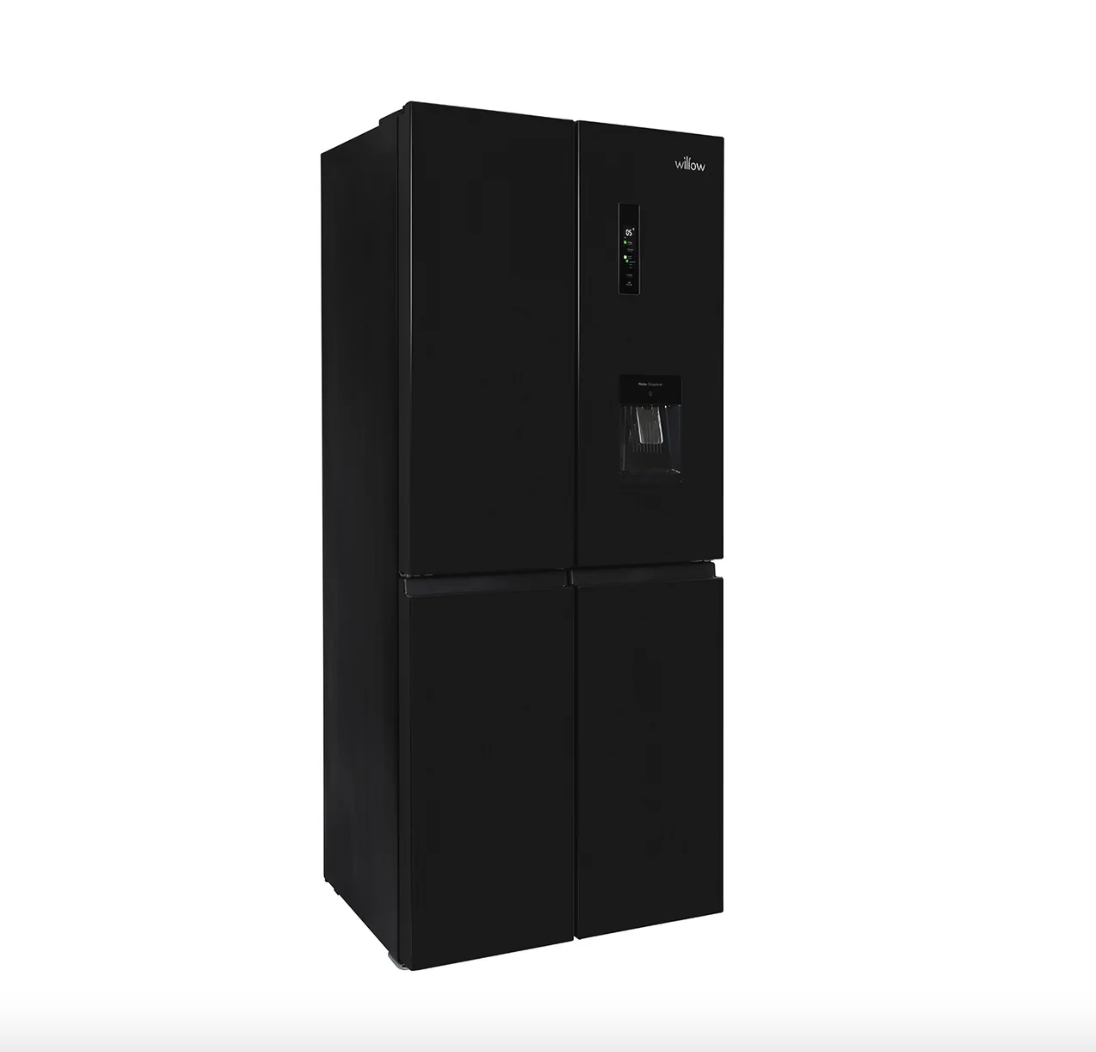 415L American Style Fridge Freezer in Black