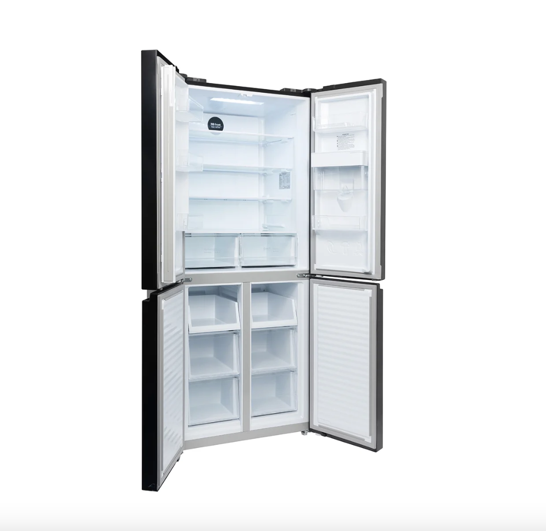 415L American Style Fridge Freezer in Black