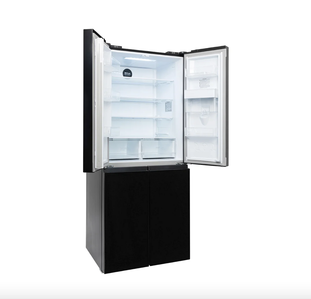 415L American Style Fridge Freezer in Black