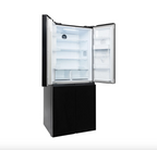 415L American Style Fridge Freezer in Black