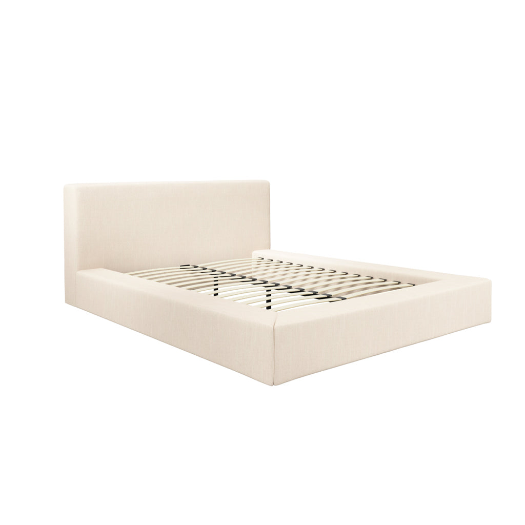 Soho White Clay Kingsize Bed