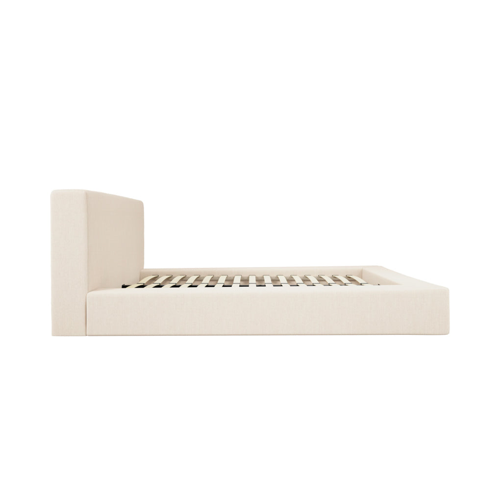 Soho White Clay Kingsize Bed