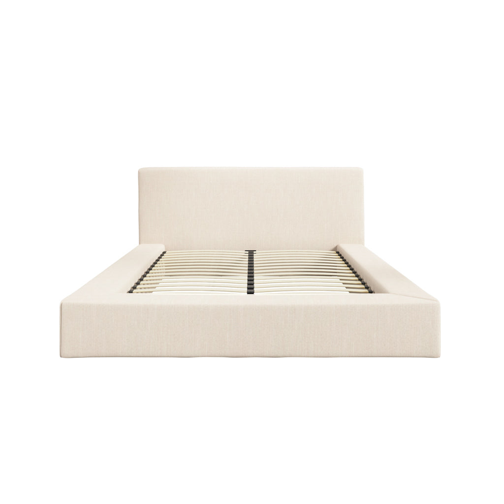 Soho White Clay Kingsize Bed