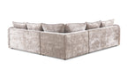 Solaya Large Corner Sofa In Beige