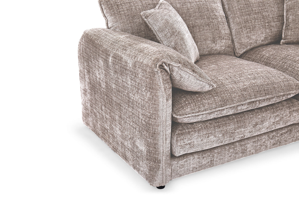 Solaya Large Corner Sofa In Beige
