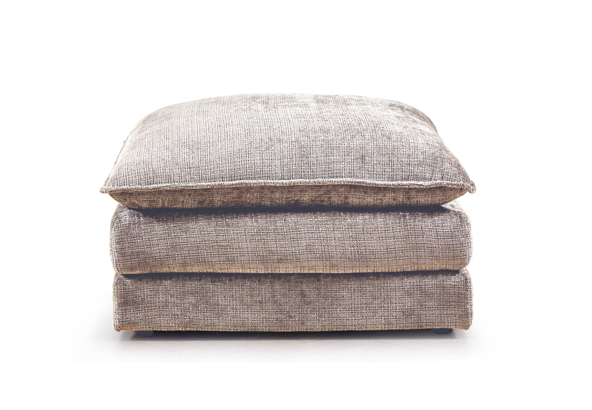 Solaya Footstool In Beige