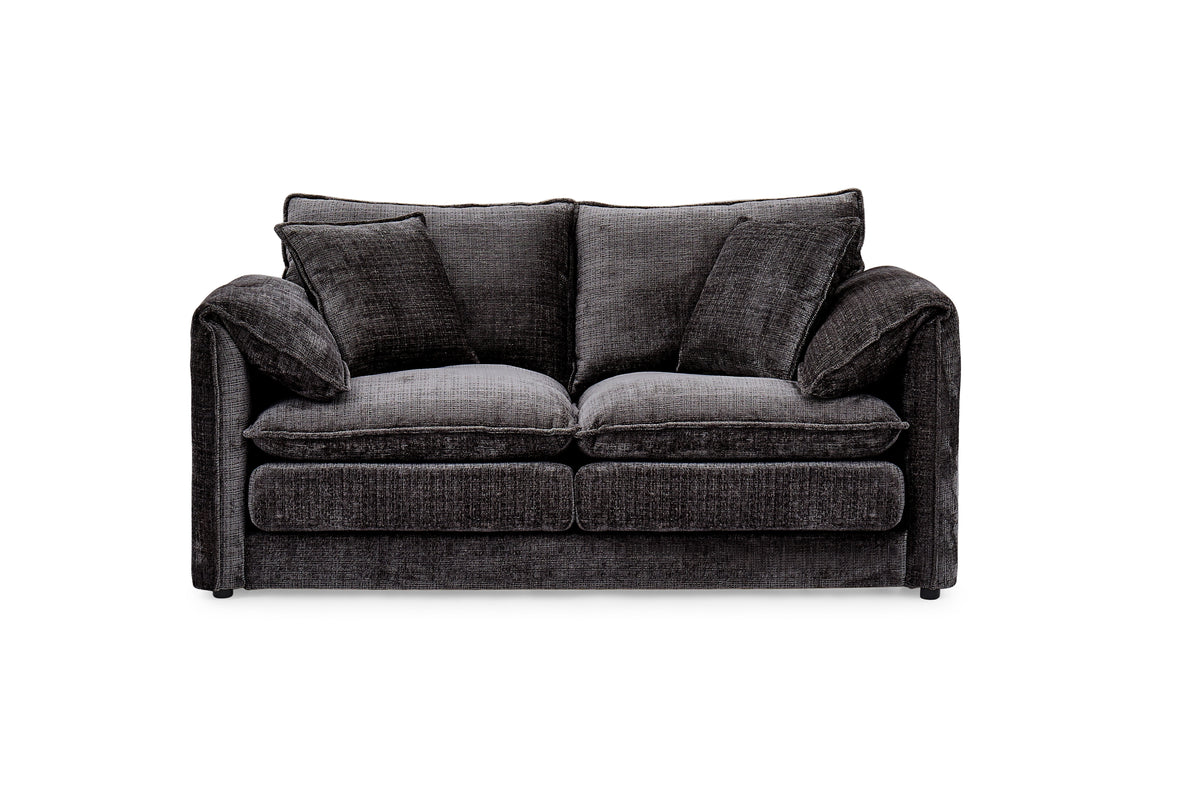 Solaya 2 Seater Sofa In Black