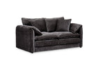 Solaya 3+2 Sofa Set in Black