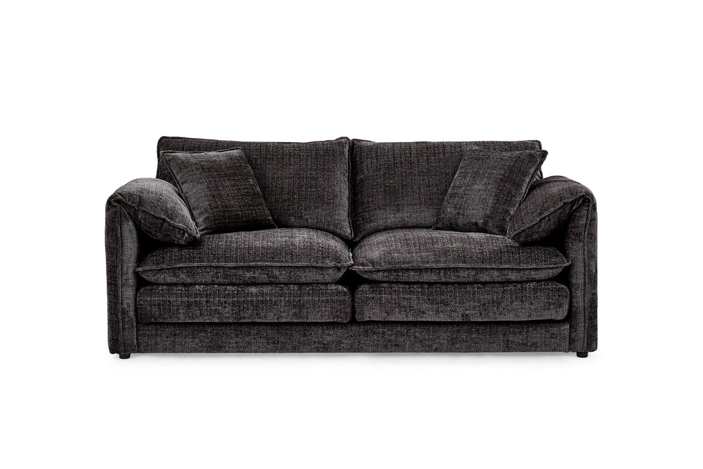 Solaya 3 Seater Sofa In Black