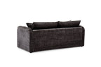 Solaya 3+2 Sofa Set in Black