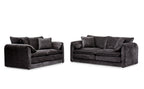 Solaya 2 Seater Sofa In Black