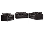 Solaya 3 Seater Sofa In Black