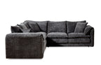 Solaya Large Corner Sofa In Black
