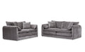 Solaya 3+2 Sofa Set in Grey