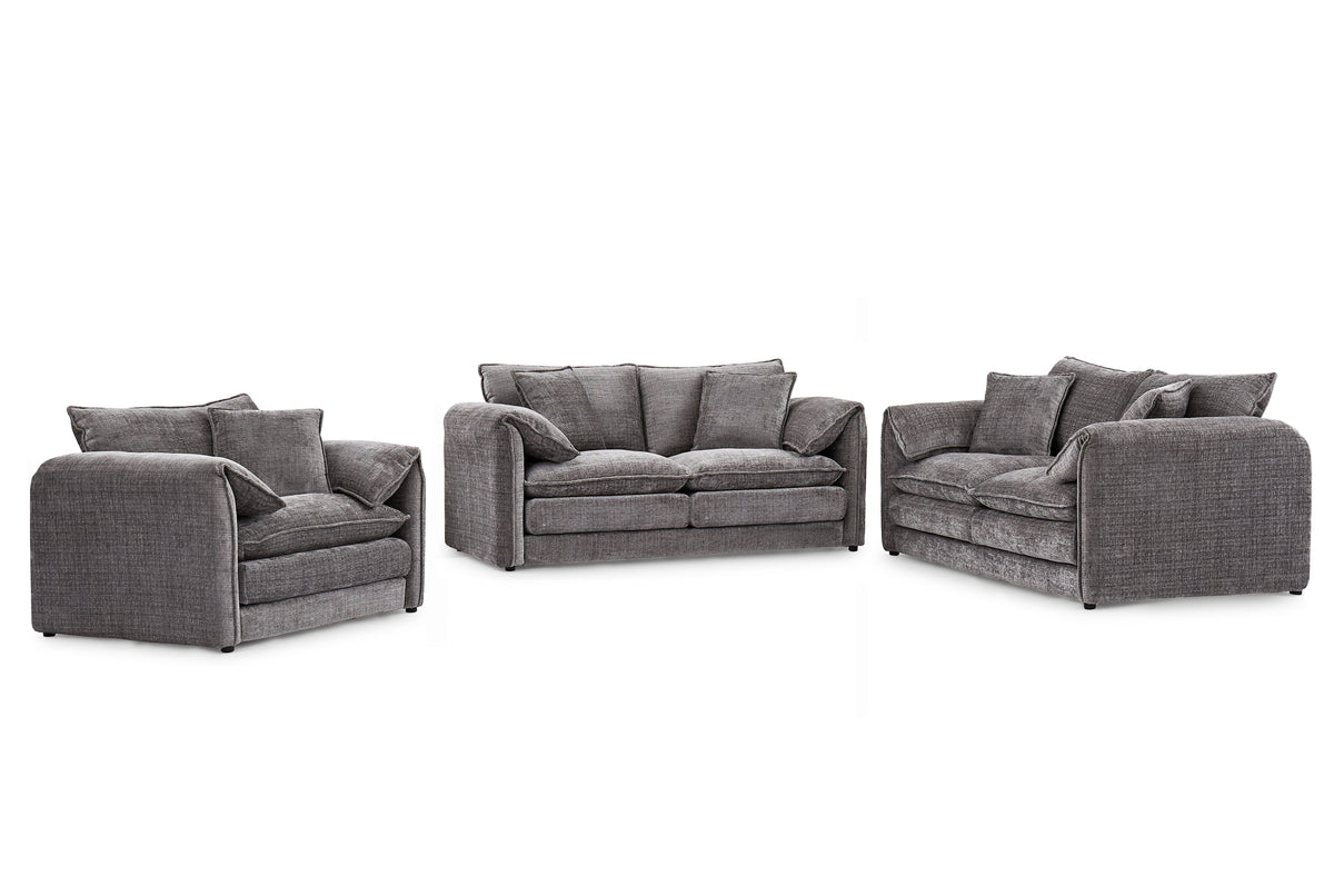 Solaya 2 Seater Sofa In Grey