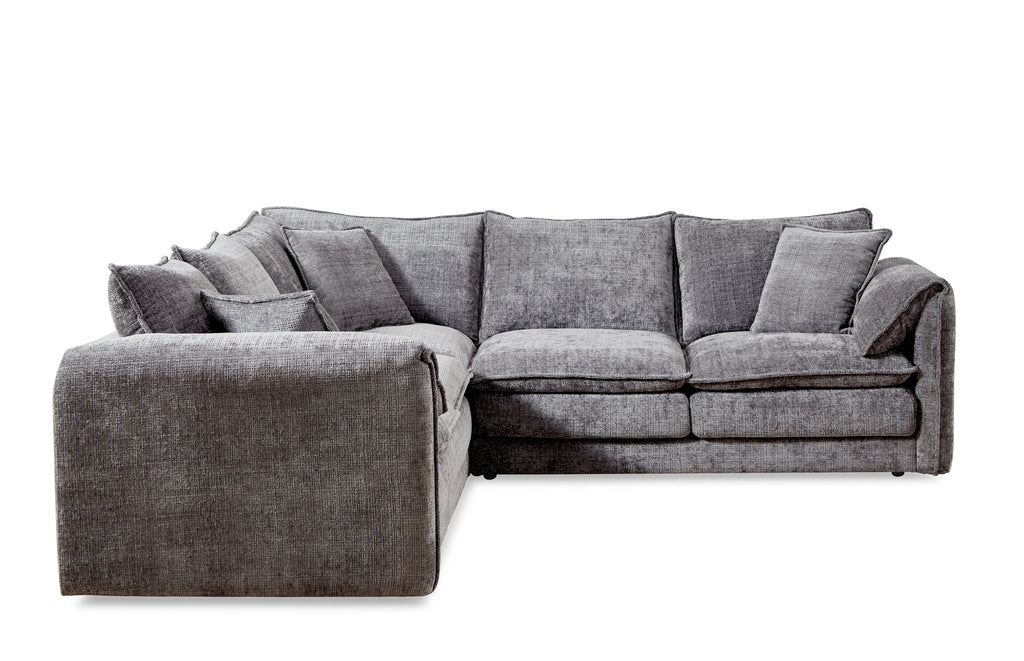 Solaya Large Corner Sofa In Grey