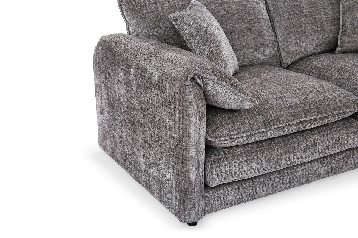 Solaya 3+2 Sofa Set in Grey