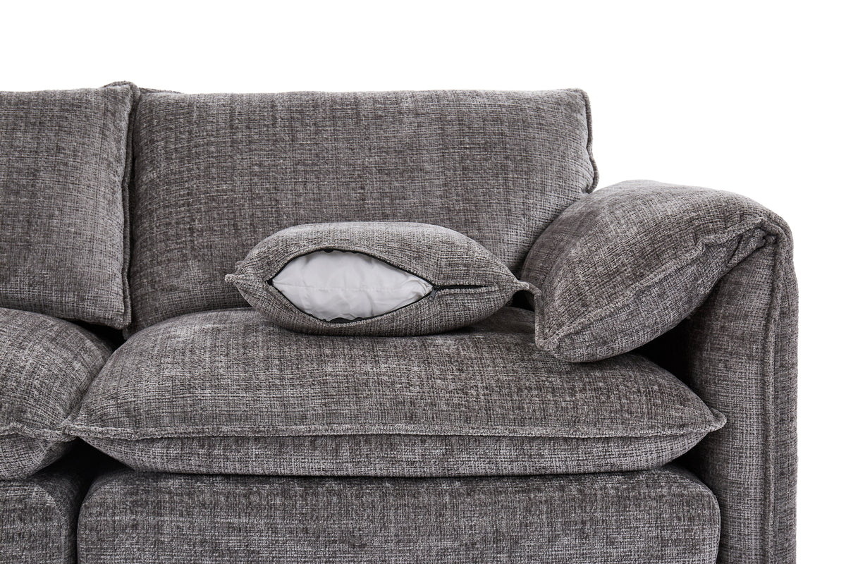 Solaya 2 Seater Sofa In Grey
