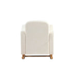 Soother Nursing Chair Off White Boucle