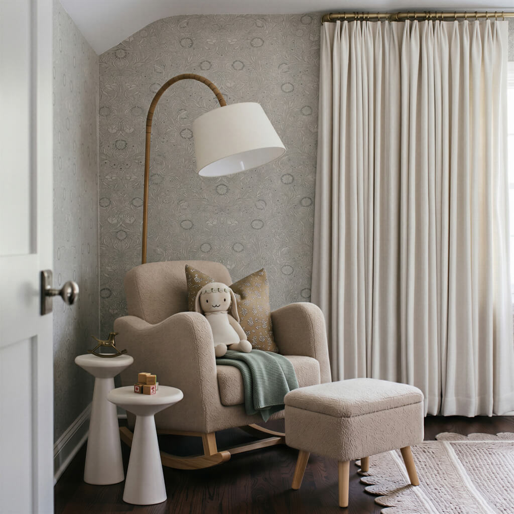 Soother Nursing Chair and Stool Biscuit Ted
