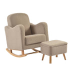Soother Nursing Chair and Stool Biscuit Ted