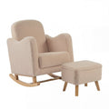 Soother Nursing Chair and Stool Oat Ted